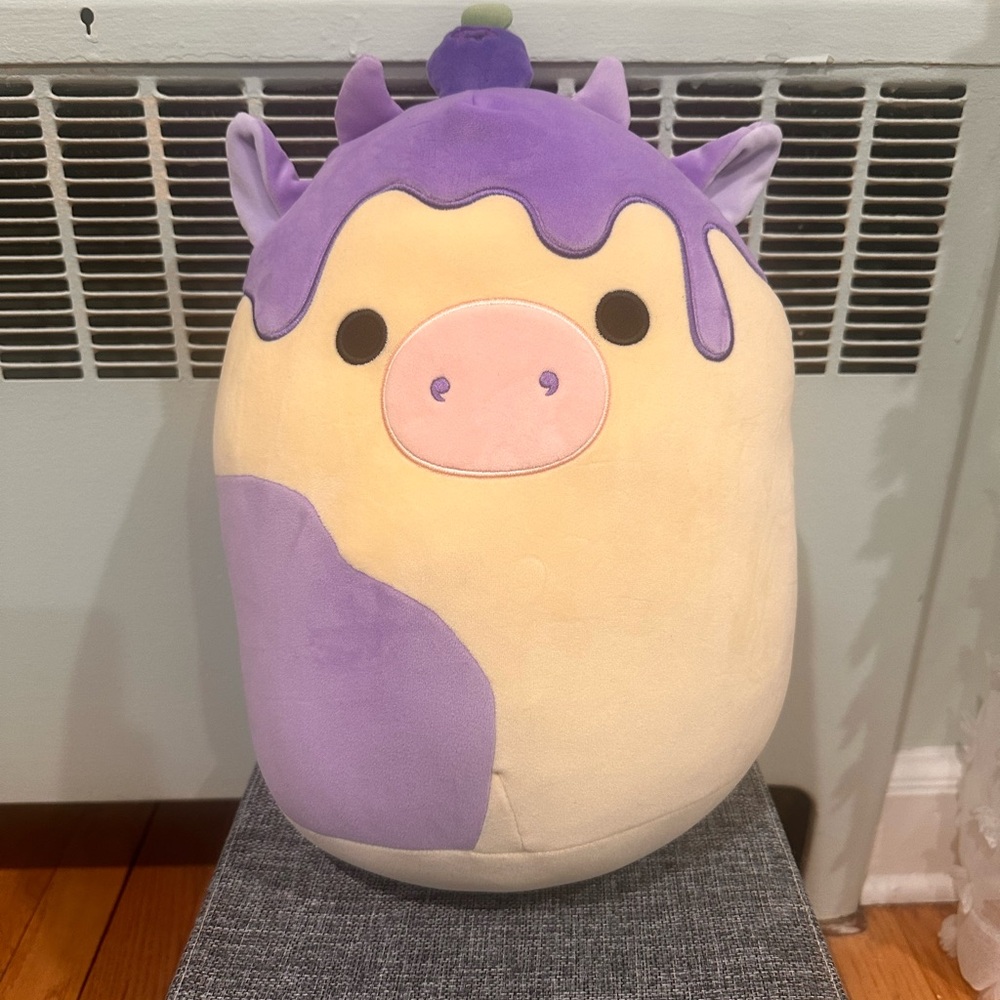 Squishmallows Hybrid Sweets Benito the Blueberry Cow 14” Inch
